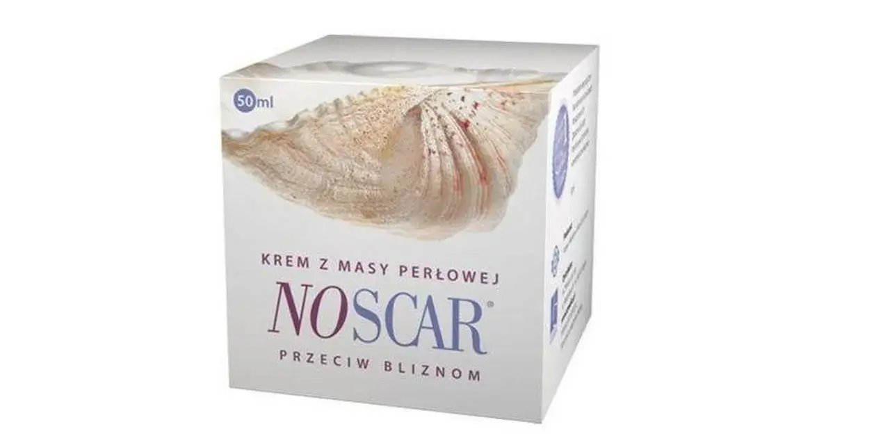 Krem NOSCAR przeciw bliznom z masy perłowej. 50 ml.